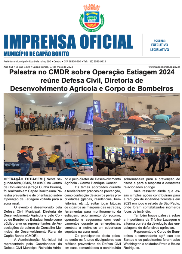 Capa da edição
