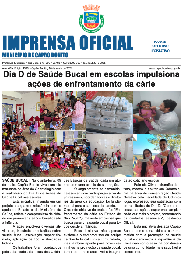 Capa da edição