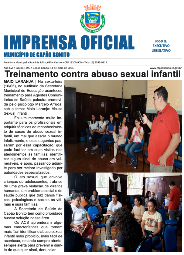 Capa da edição
