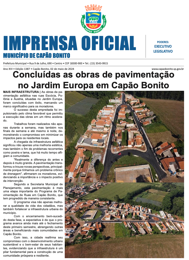 Capa da edição