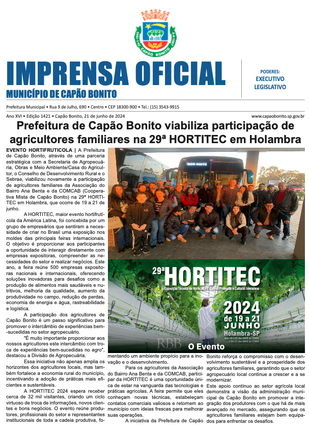 Capa da edição