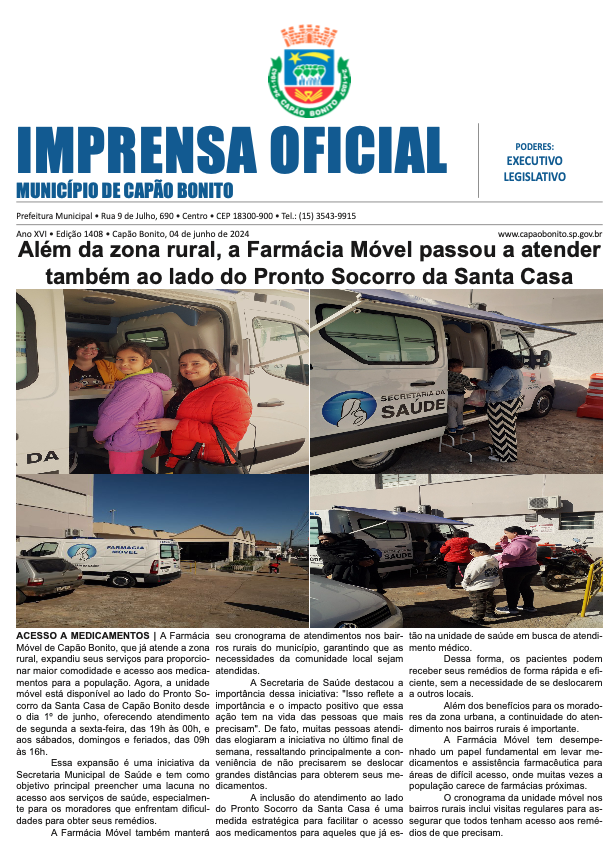 Capa da edição