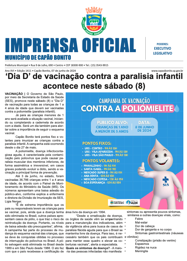 Capa da edição