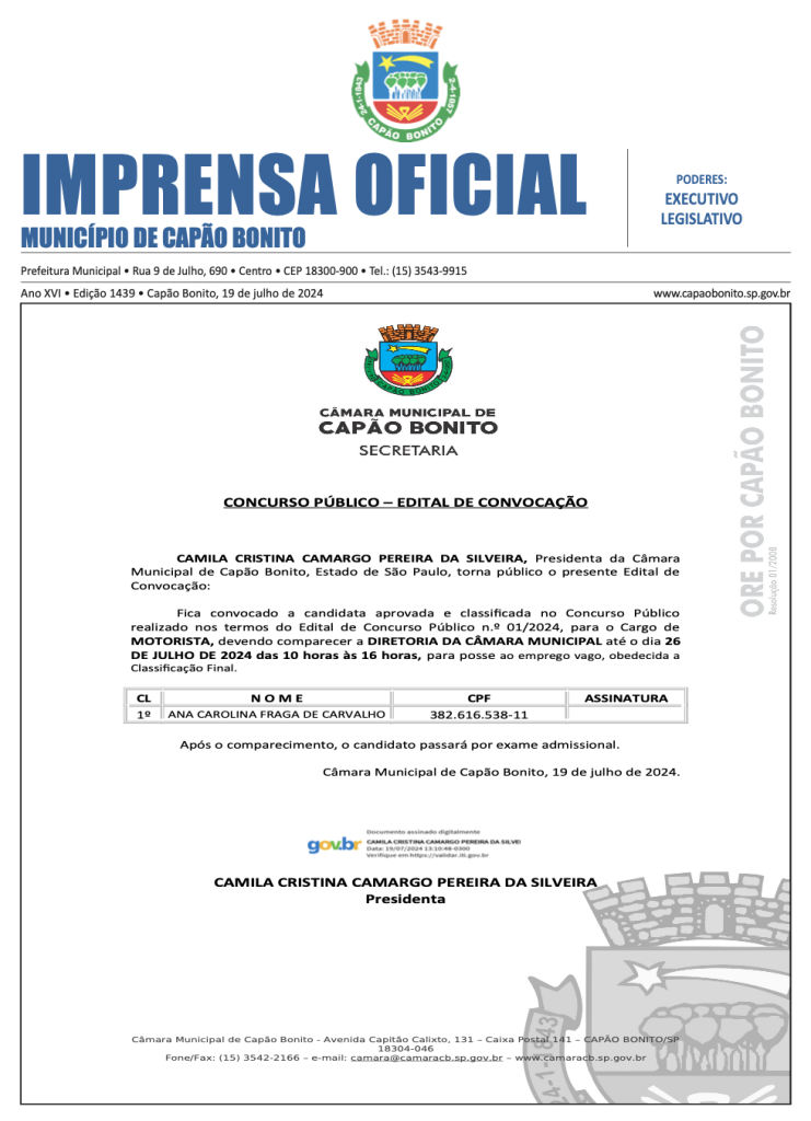 Capa da edição