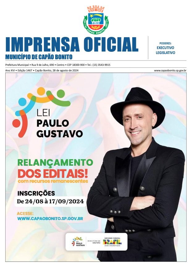 Capa da edição