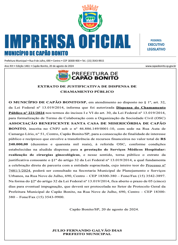 Capa da edição
