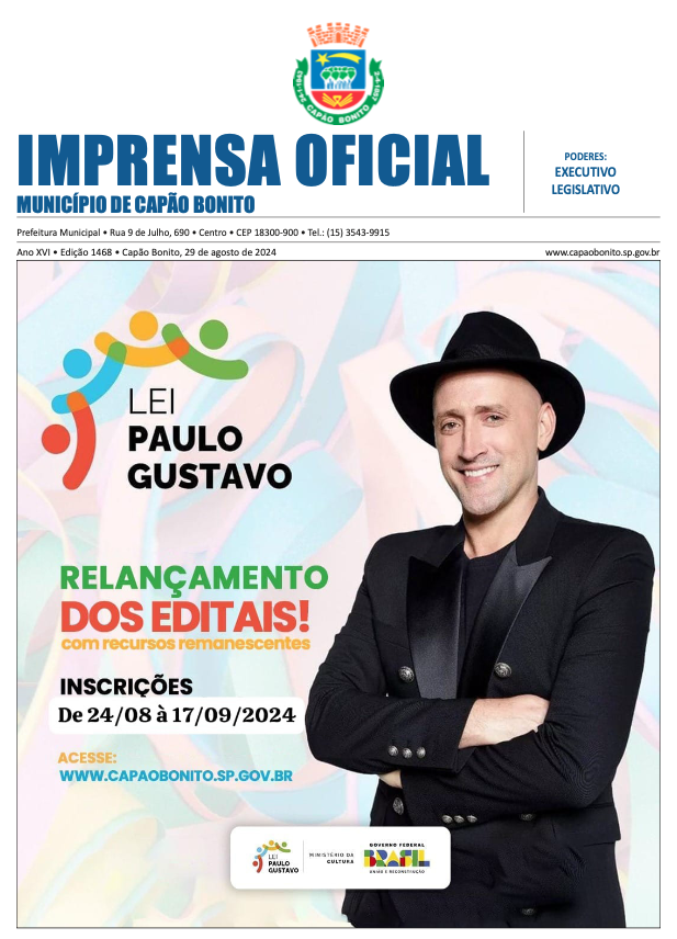Capa da edição