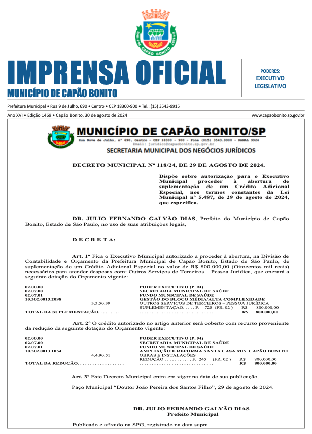 Capa da edição