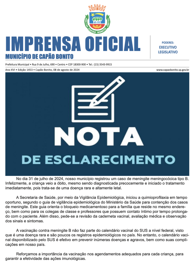 Capa da edição