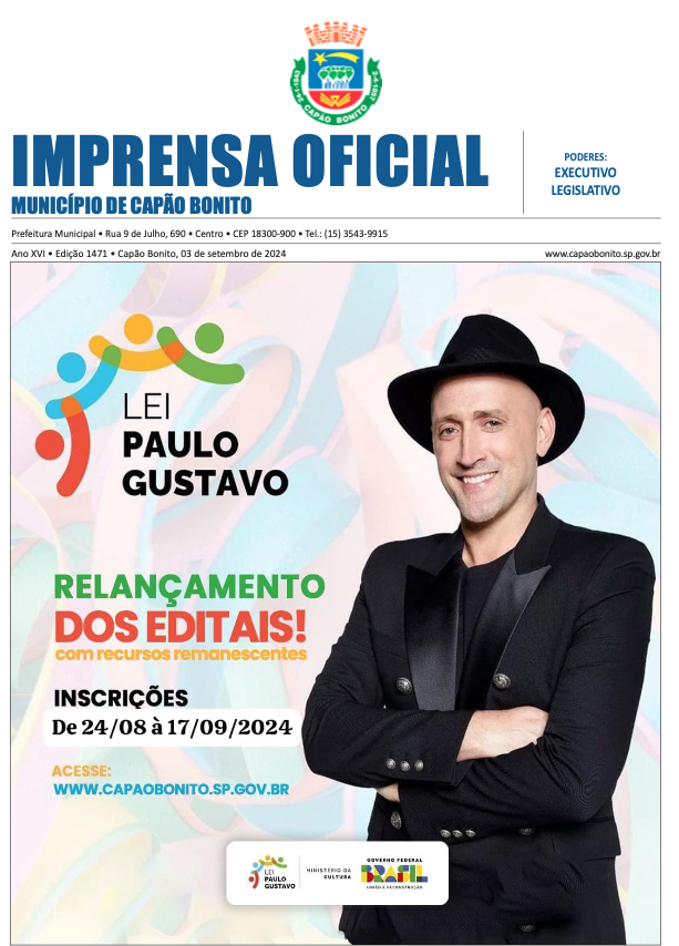 Capa da edição