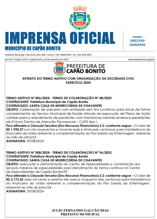Capa da edição