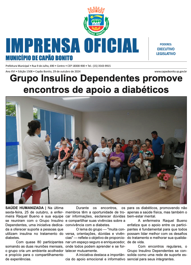 Capa da edição