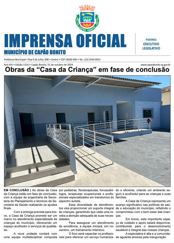 Capa da edição