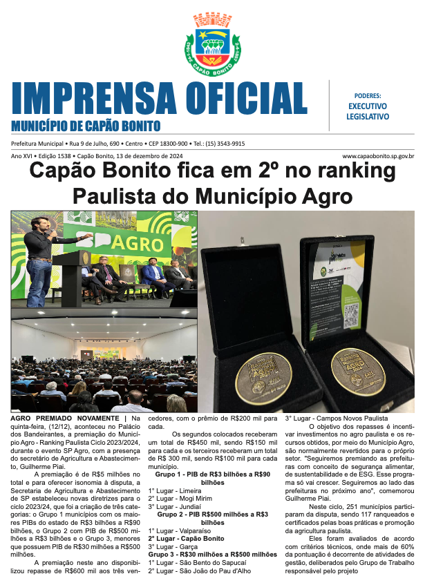 Capa da edição