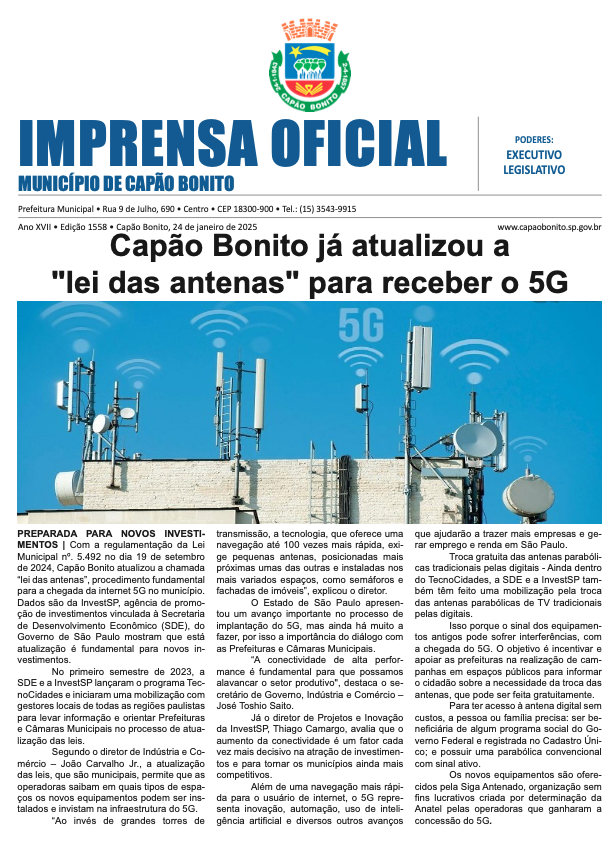 Capa da edição