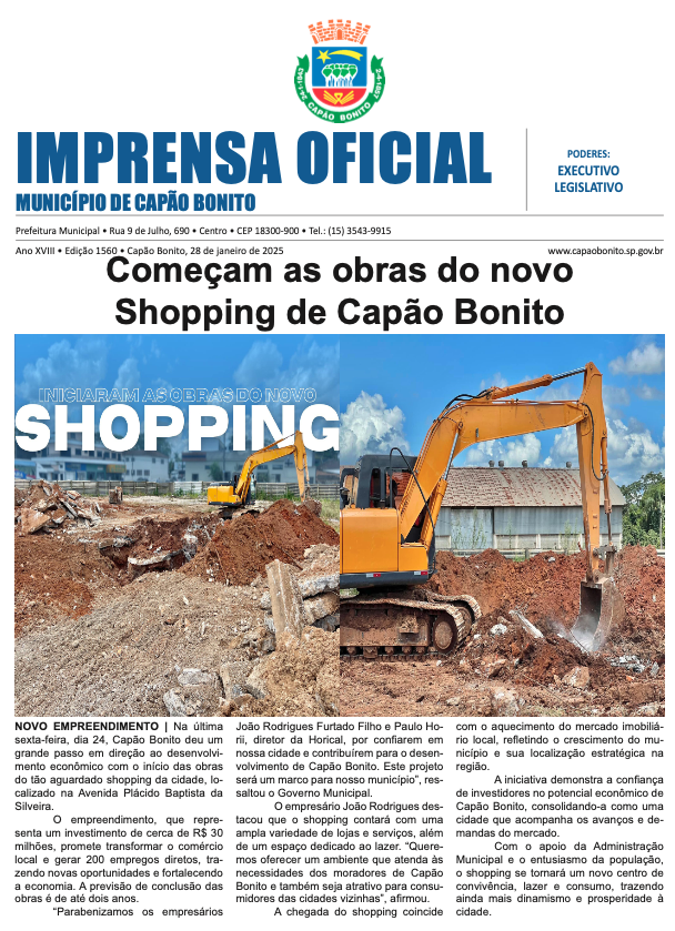 Capa da edição