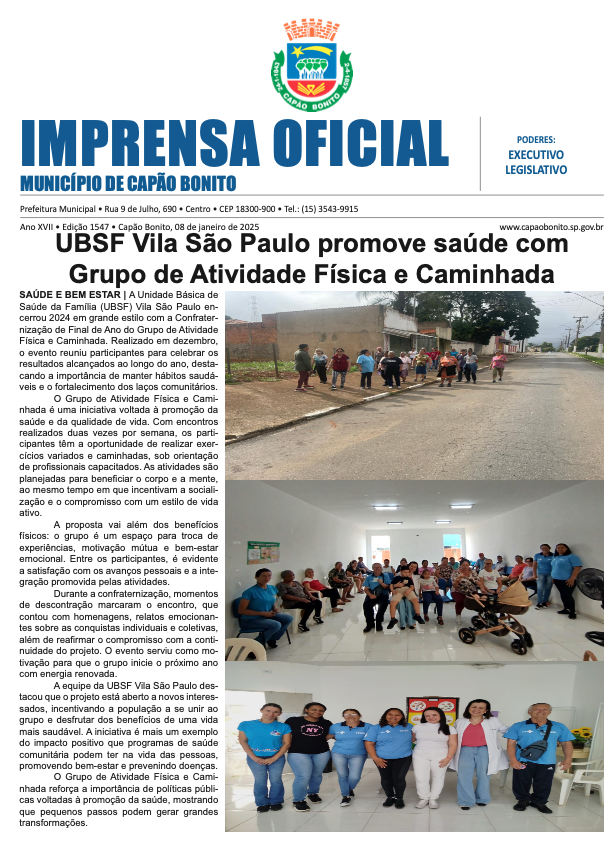 Capa da edição