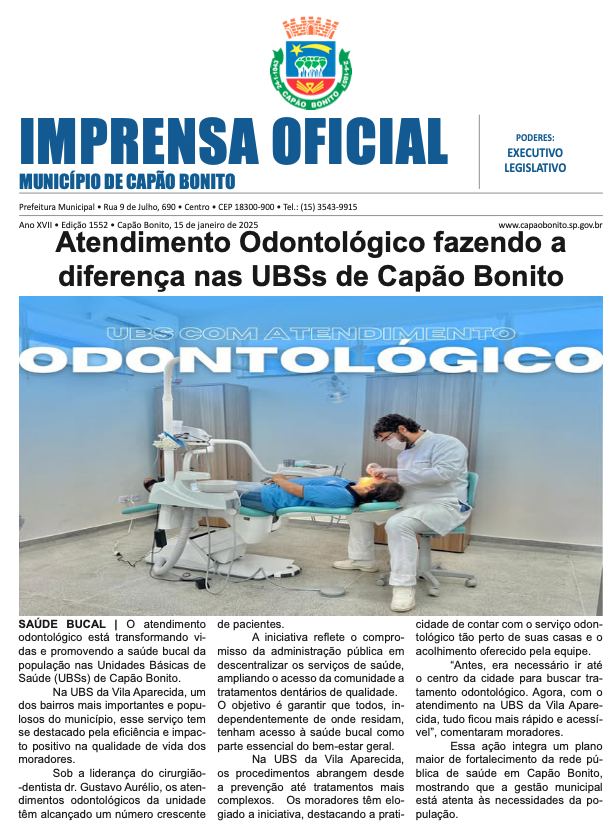 Capa da edição