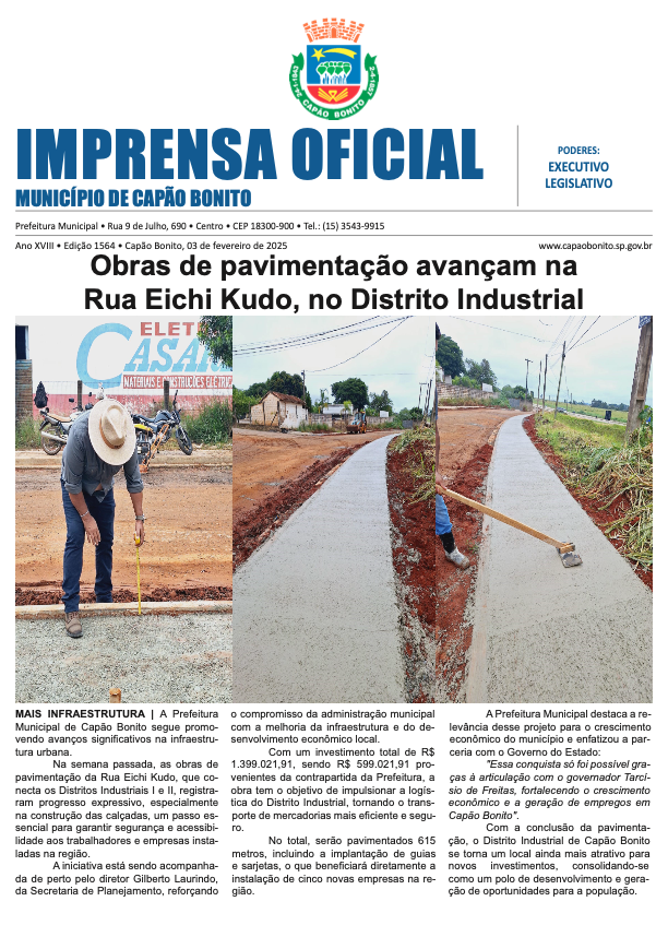 Capa da edição