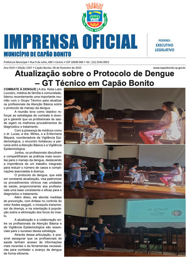 Capa da edição