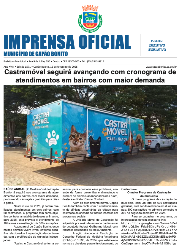 Capa da edição