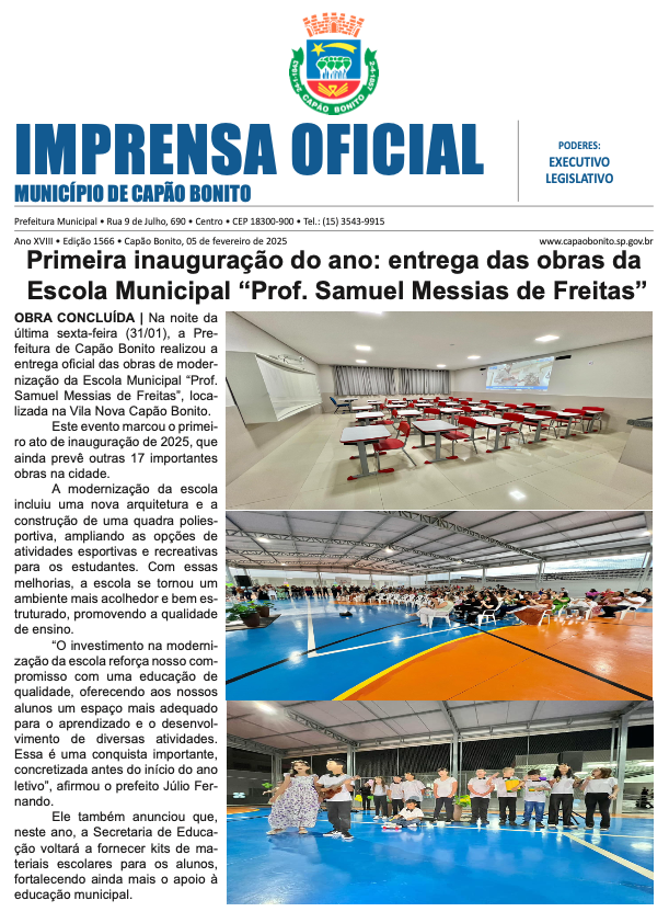 Capa da edição