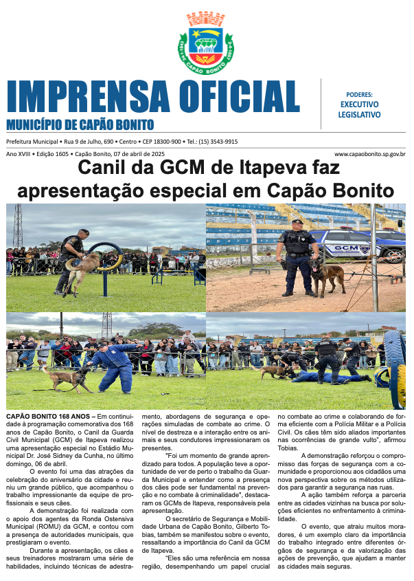 Capa da edição
