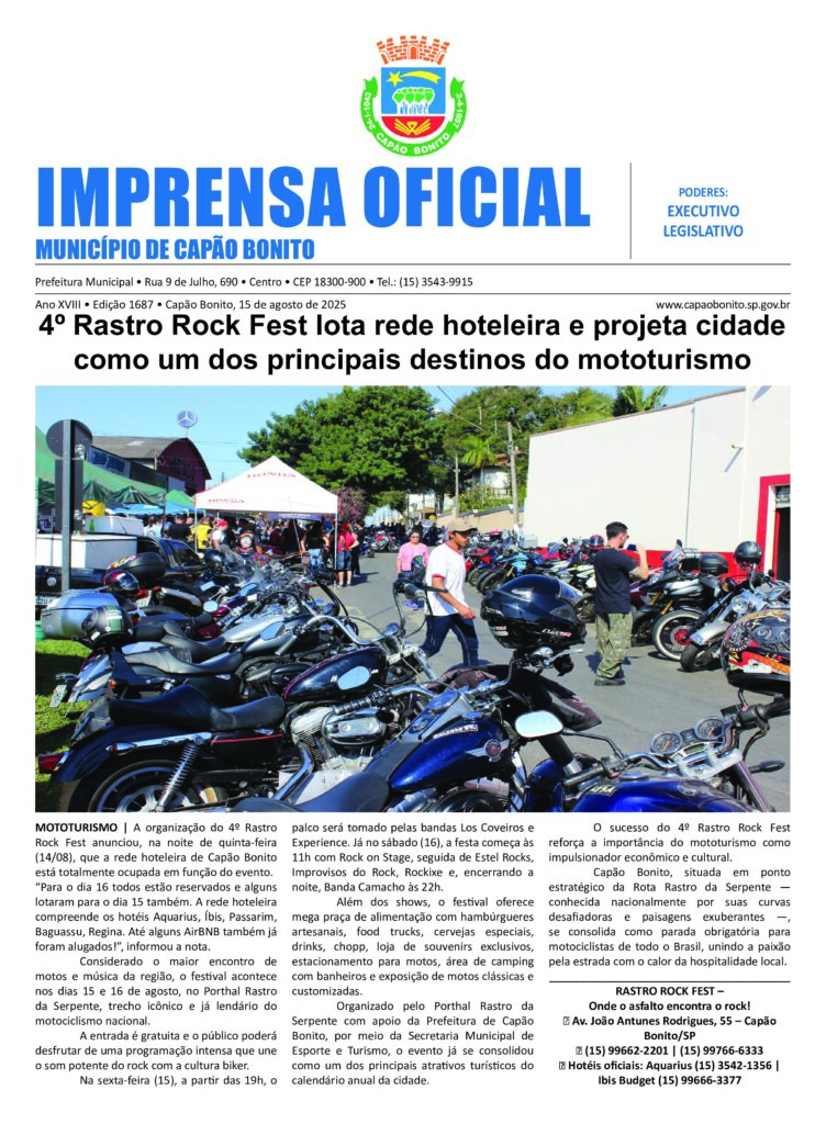 Capa da edição