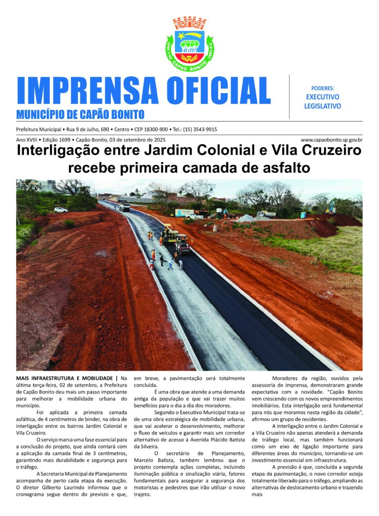 Capa da edição