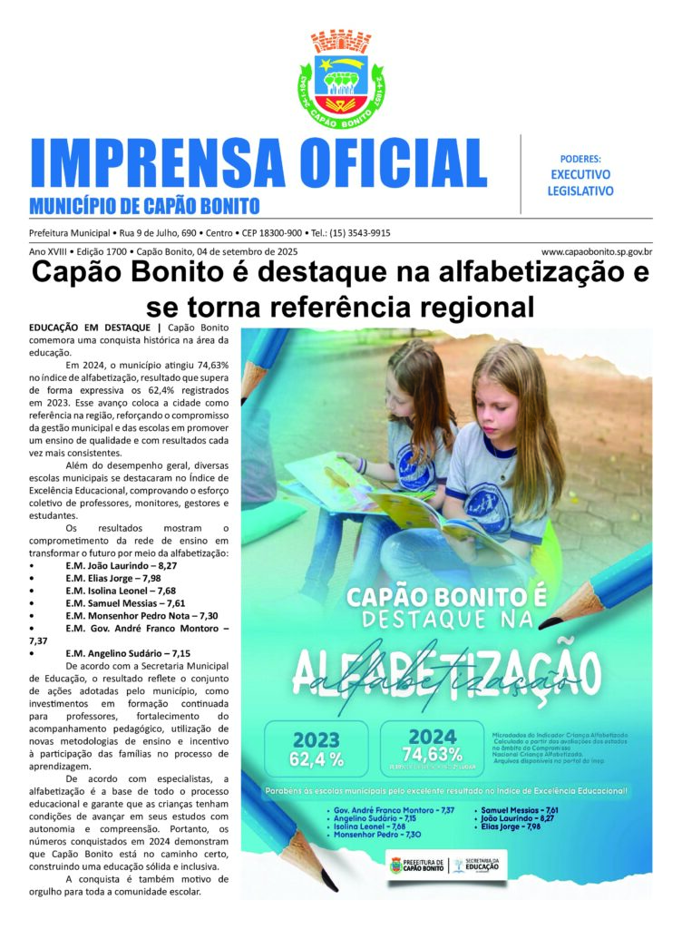 Capa da edição