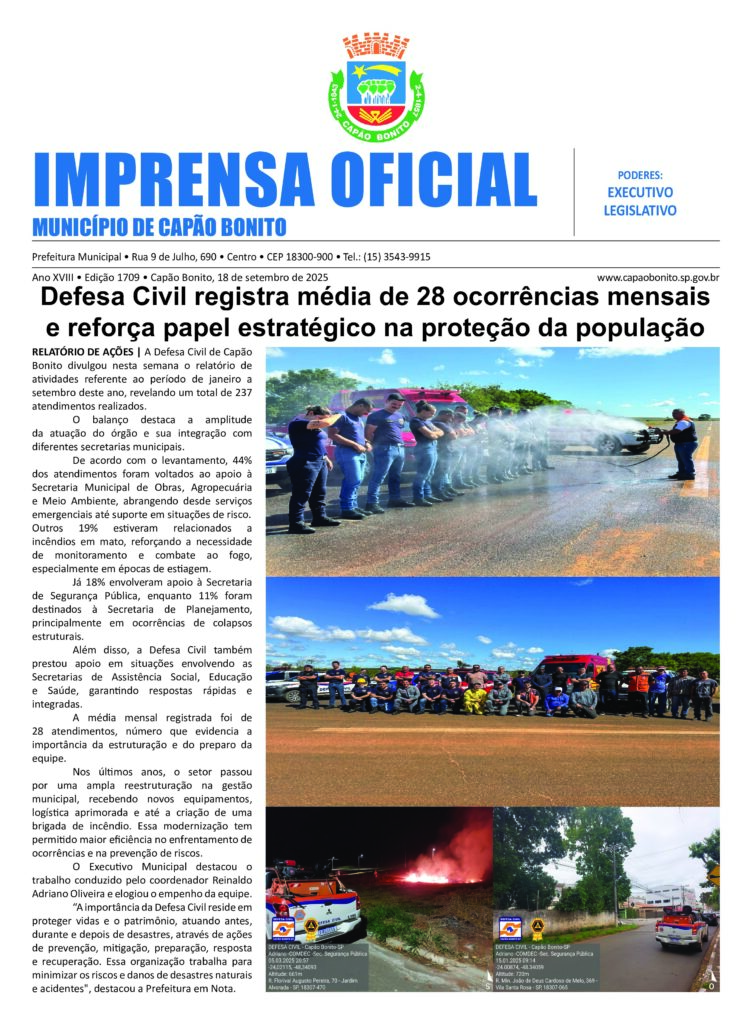 Capa da edição