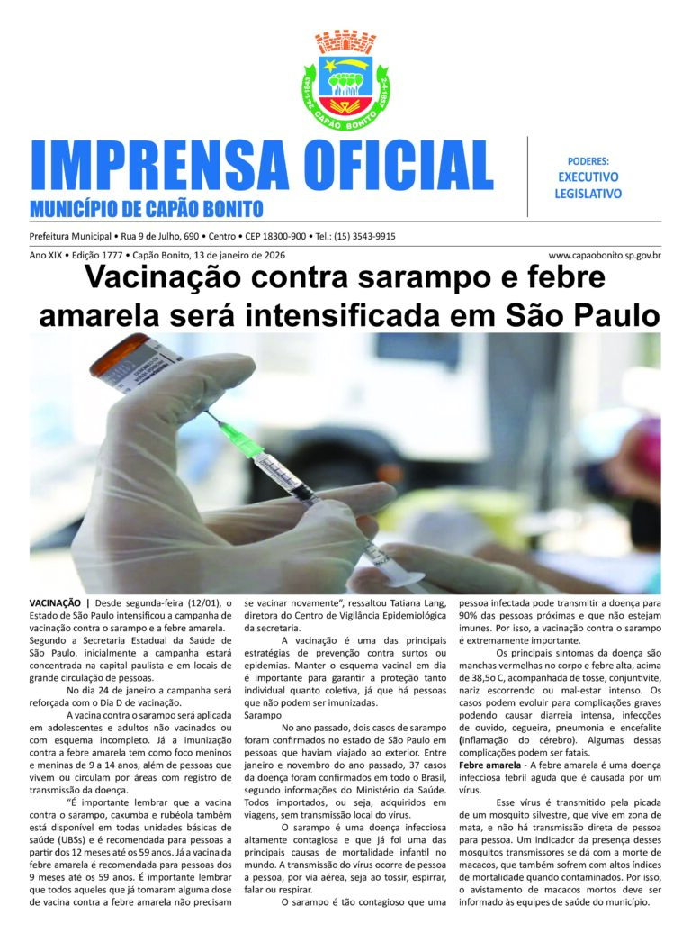 Capa da Edição 2.962