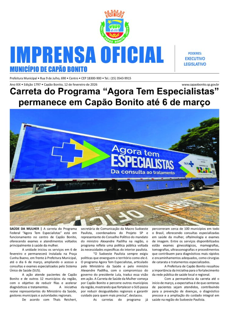 Capa da edição