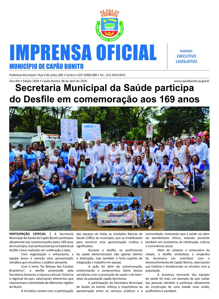 Capa da Edição 3.013