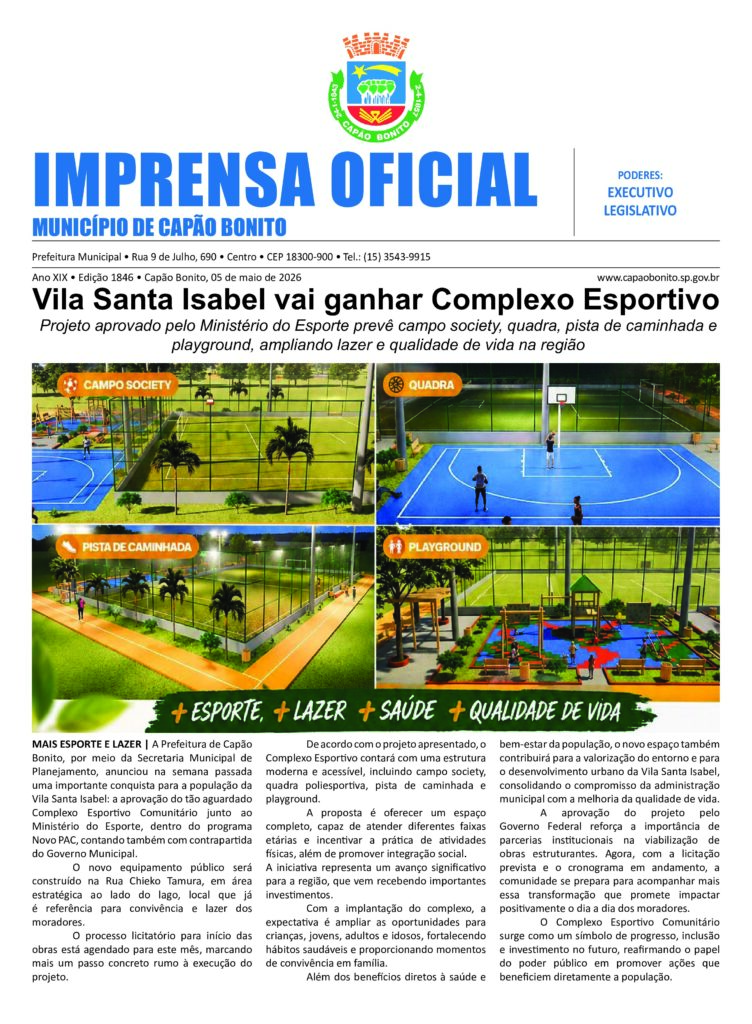 Capa da edição