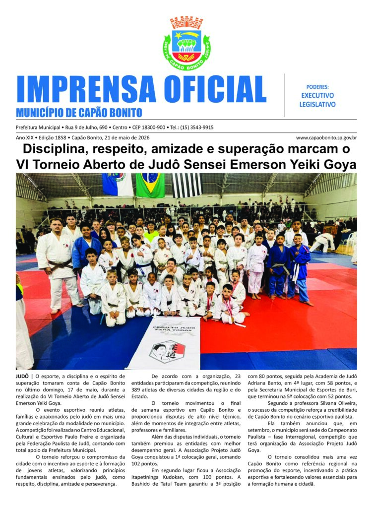 Capa da edição