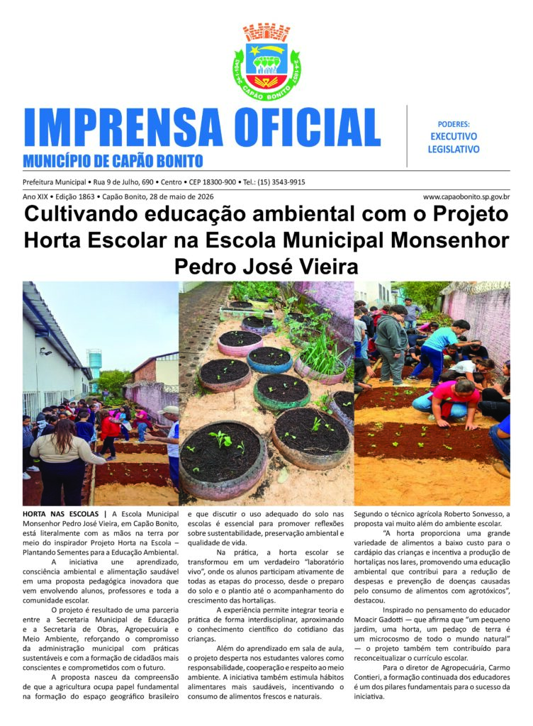 Capa da edição