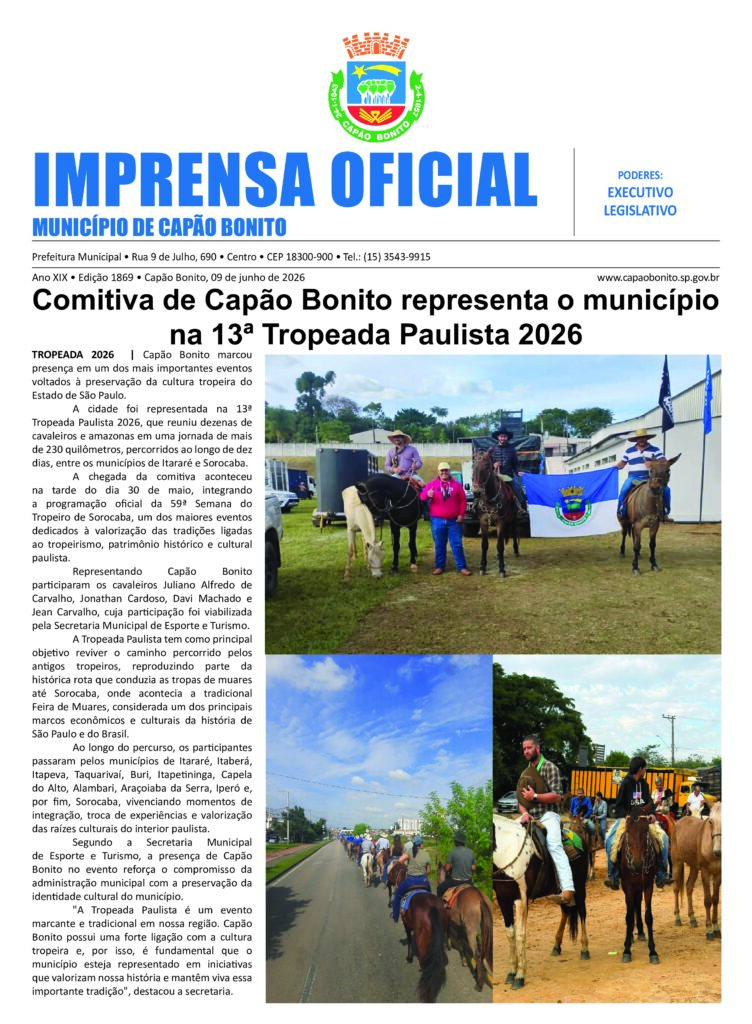 Capa da edição