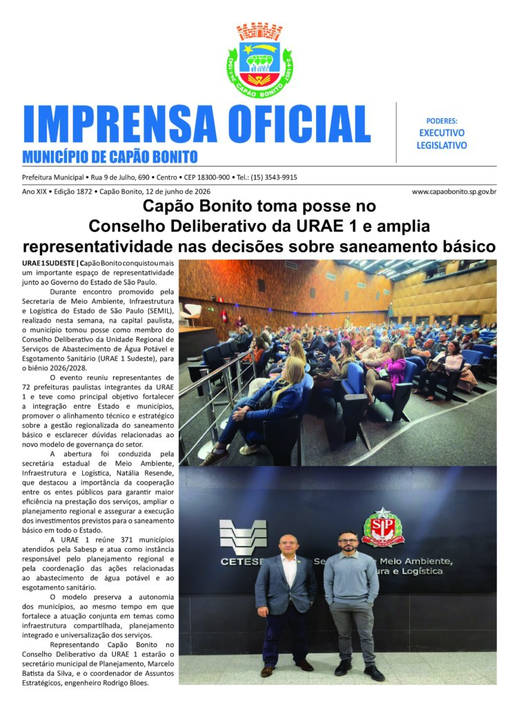 Capa da edição