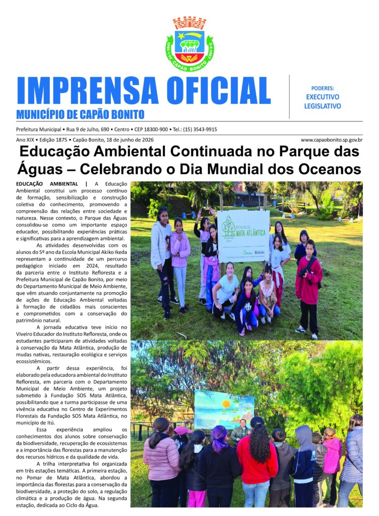 Capa da edição