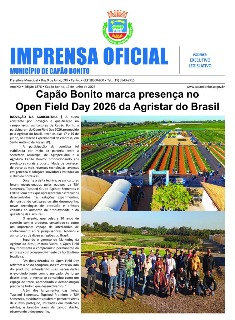Capa da edição