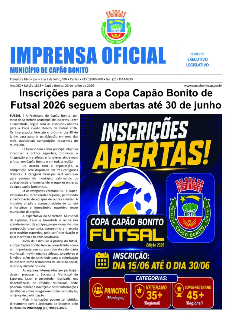 Capa da Edição 3.063