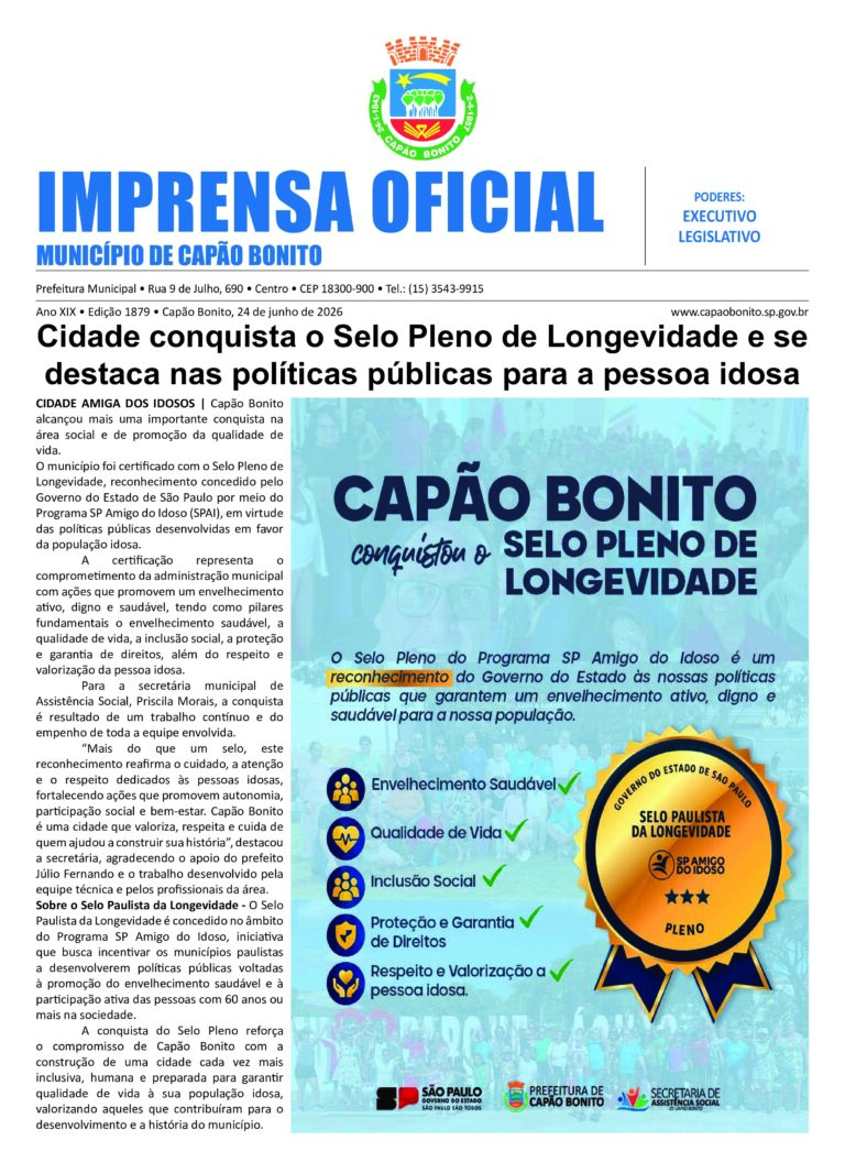 Capa da Edição 3.064