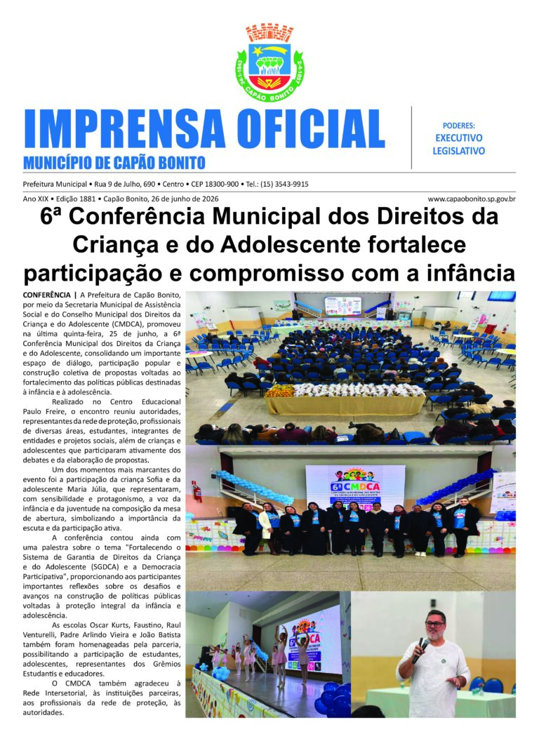 Capa da Edição 3.066