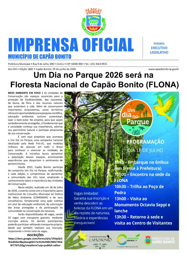 Capa da edição