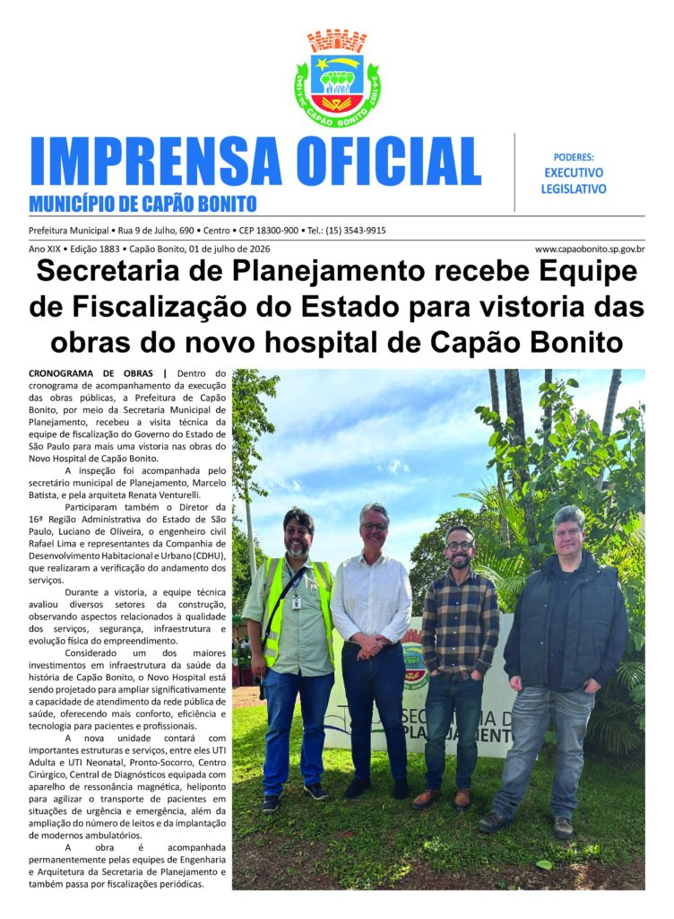 Capa da edição