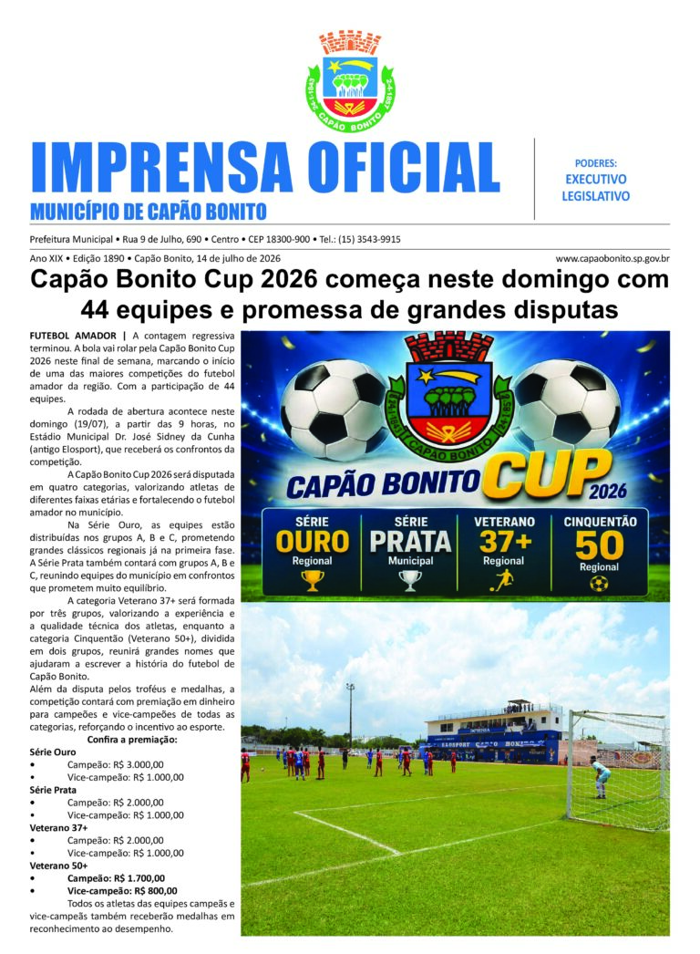 Capa da Edição 3.075