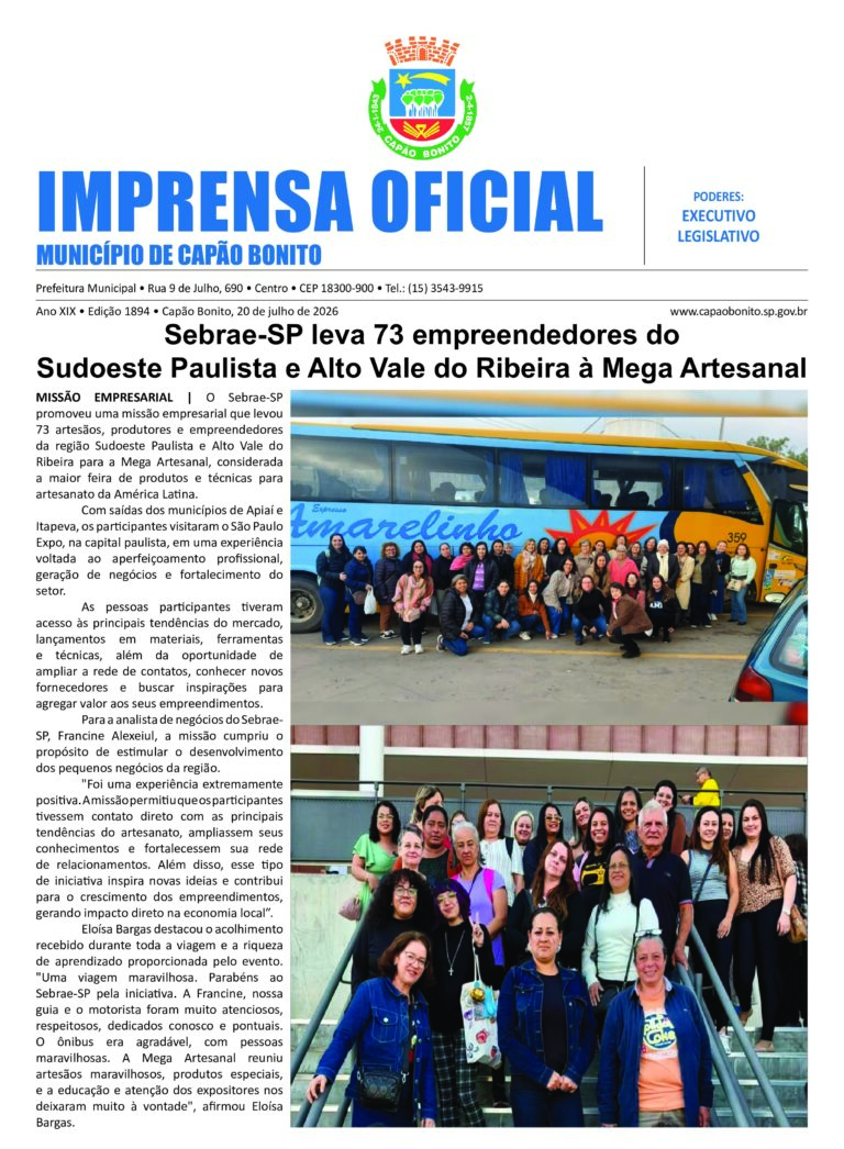 Capa da Edição 3.079