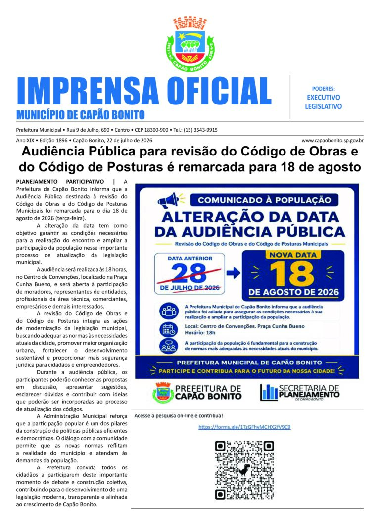 Capa da Edição 3.081