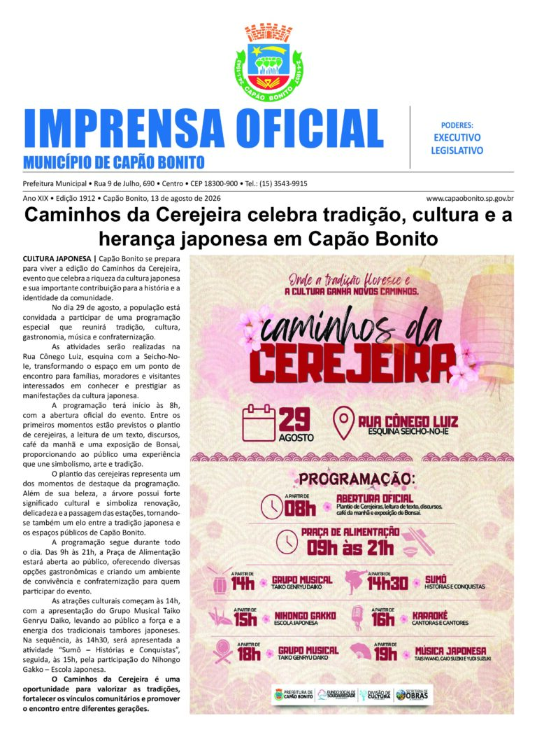 Capa da Edição 3.096